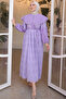 1421 Lace Detailed Dress Lilac - 5