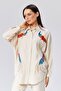 Embroidered Viscose Linen Suit - 7