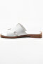 Kalven Women's Genuine Leather Slippers White - 4
