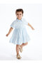 Shirt Collar Short Sleeve Baby Girl Dress - 2