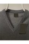 Men's V-Neck Sweater Fine Wool Knitwear Knitted Anti-pilling Özbarla - 2