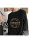 Very Kind Guns N' Roses Printed Fake Sleeves Unisex Black T-shirt - 4