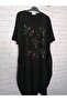 1st quality evening dress style, loose sparkly viscose dress - 3