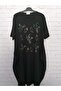1st quality evening dress style, loose sparkly viscose dress - 5