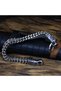 Nordic Wolf Head High Polishing Scandinavian Style Men's Steel Bracelet - 4