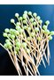 No:48 - 50 Pcs Decorative Beaded Promise Engagement Birthday Party Cupcake Mevlüt Ornament Toothpick