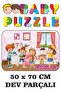 Play Time at Home Fun Puzzle with Giant Pieces 50x70 Cm