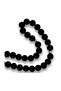 Men's Silver Tasseled Genuine Erzurum Oltu Stone Rosary 7 Mm - 3