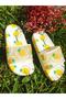 Girl's Yellow Fruit Non-Slip Sole Beach Pool Slippers - 2