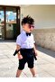 Boy's Black Capri Shirt and Bow Tie