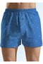4 Pack Two Colors Checked Blue And Navy Blue Large Size Boxers - 3