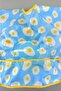 6-24 Months Blue Egg with Sleeves Trabzon Baby Bib - 7