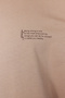 Oversize Mink Cotton Crew Neck T-Shirt Minimal Text Printed Tmnss23Ts00084 - 5