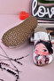 8076 Winking Girl Printed Comfort Sabo Slippers - 2