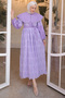 1421 Lace Detailed Dress Lilac - 4