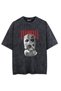 Unisex Washable Insomnia Printed Oversize Flat T-shirt