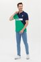 Men's Green Polo Neck T-Shirt - 5