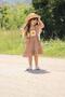GIRL COTTON EMBROIDERED EXTRACT DRESS - 4