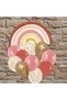 Boho Rainbow Balloon Set Rainbow Concept Balloon Bouquet Bohemian Birthday Balloon Set