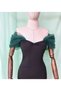 Maya Removable Tulle Sleevelet Emerald - 5