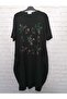 1st quality evening dress style, loose sparkly viscose dress - 2