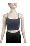 Strappy Corded Fabric Cotton Knit Short Cropped Tank top Top 40 cm (3-pack) Charcoal grey Grey - Stone Grey - 5