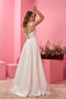 White Three-dimensional Lace Detailed Light Satin Wedding Dress and Wedding Dress - 6