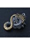 Ouroboros Dragon Design Double Sided 316L Steel Necklace - 5