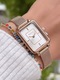 Ferrucci̇ New 2024 Wheat Cord Women's Wrist Watch + Bracelet with Gift - 2