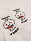 Unisex Comics Fashion "I'm Full But I'll Eat" Printed Knee-High Socks - 3