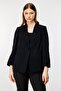 Stand Collar Single Button Jacket - 4