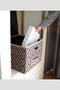 Bohe Mini Shelf Organizer - 3 Multi-Purpose Storage Box with Lid, Storage Bag 30x30x23cm - 6