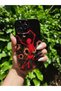 حافظات Balporsuku مطبوعة BSKL متوافقة مع هاتف Iphone 13 Pro Max Red Skeleton Dancer