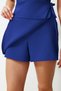 Cobalt Blue Tie Detailed Mini Woven Shorts Skirt Jumpsuit TWOSS24TU00038 - 6