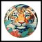 Tiger Patterned Washable Carpet in Modern Colors Miravip8222 - 4