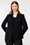 Stand Collar Single Button Jacket - 2