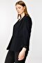 Stand Collar Single Button Jacket