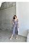 Double Breasted Collar Wrap Jumpsuit - 5