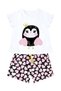 Girl's Sweet Owl T-Shirt Shorts Set Cff-24Y1-003 - 3