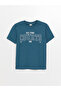 Crew Neck Printed Short Sleeve Boys' T-Shirt