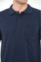 Father King Size Collar Pocket Plain Model Single Color T-Shirt