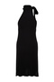 Siyah Düz Bodycone Mini Triko Elbise TWOSS24EL00854 - 8