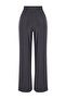 Antrasit Wide Leg/Rahat Kesim Yüksek Bel Esnek Pantolon TWOSS23PL00129 - 14