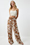 Women Regular Fit Allover Print Palazzo Pants, Multicolor - 2