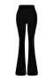 X Zeynep Tosun Black Knitted Trousers with Accessory Detail TCLSS24PL00001 - 8