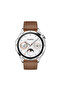 GT4 46mm Smartwatch - Android and iOS compatible, Brown