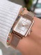 Ferrucci̇ New 2024 Wheat Cord Women's Wrist Watch + Bracelet with Gift
