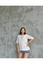 Side Slit , Double Layered Crew Neck T-Shirt - 4