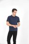 Father King Size Collar Pocket Plain Model Single Color T-Shirt - 4