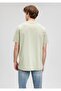 Logo Printed Green T-Shirt Slim Fit / Narrow Cut 066846-85873 - 4